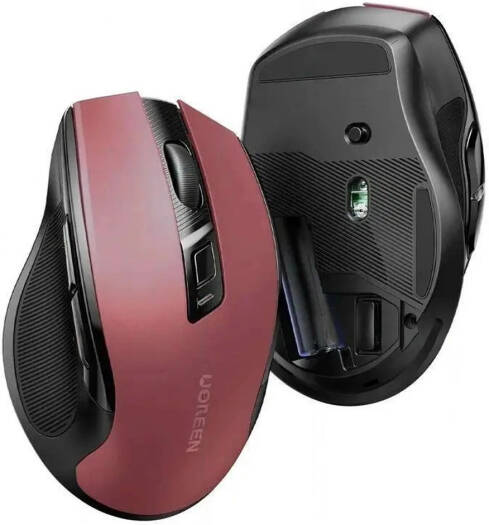 UGREEN MU006 25752 Ergonomic Wireless Mouse Maroon