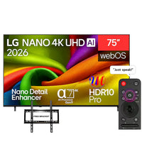 LG 75NU840B6LA 75" NANO 4K AI Smart TV
