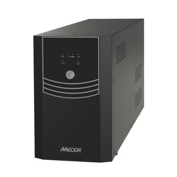 Mecer 3000VA 1200W Line Interactive UPS Black