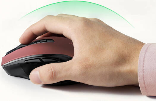 UGREEN MU006 25752 Ergonomic Wireless Mouse Maroon