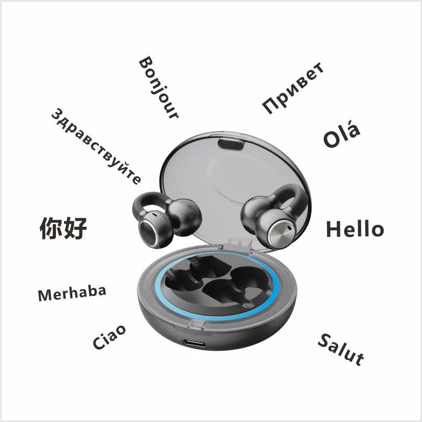 AI Real-Time Translation Wireless Headset