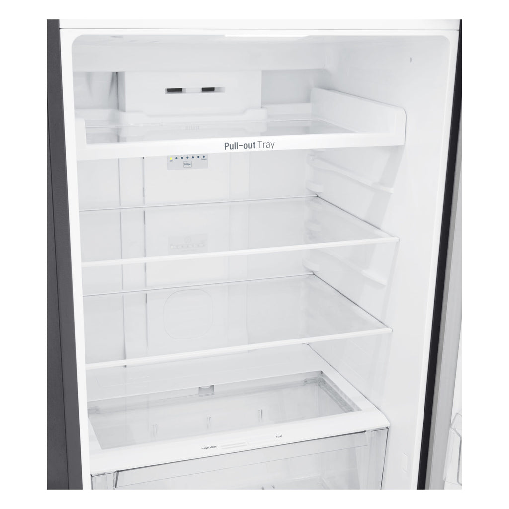 LG GL-T652HLCM 15.5 cu. ft. Top Mount Freezer Refrigerator Metallic Silver