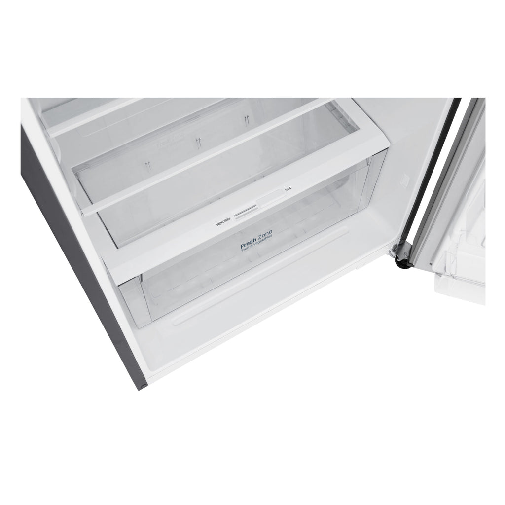 LG GL-T652HLCM 15.5 cu. ft. Top Mount Freezer Refrigerator Metallic Silver
