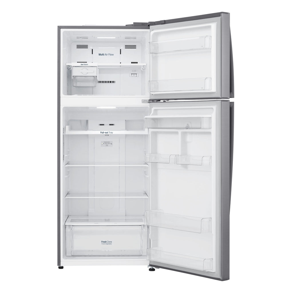 LG GL-T652HLCM 15.5 cu. ft. Top Mount Freezer Refrigerator Metallic Silver