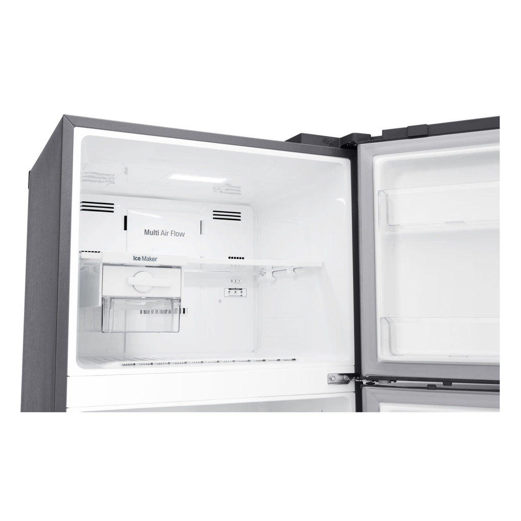 LG GL-T652HLCM 15.5 cu. ft. Top Mount Freezer Refrigerator Metallic Silver