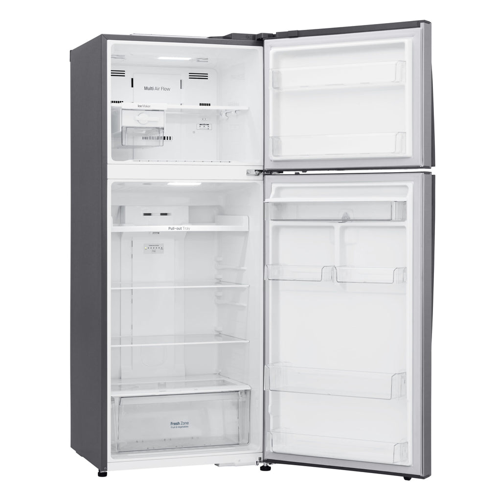 LG GL-T652HLCM 15.5 cu. ft. Top Mount Freezer Refrigerator Metallic Silver