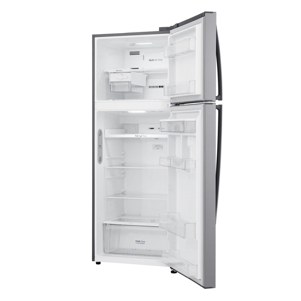 LG GL-T652HLCM 15.5 cu. ft. Top Mount Freezer Refrigerator Metallic Silver