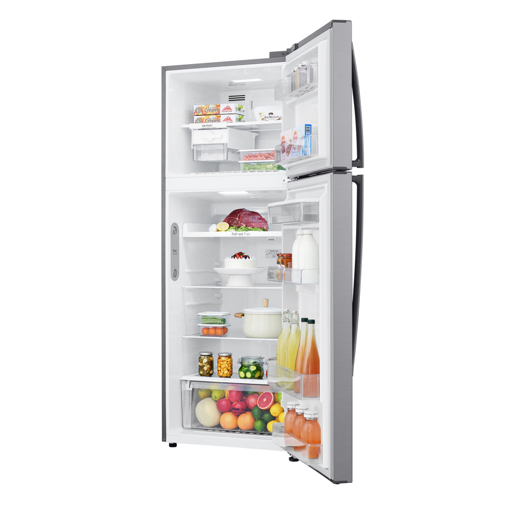 LG GL-T652HLCM 15.5 cu. ft. Top Mount Freezer Refrigerator Metallic Silver