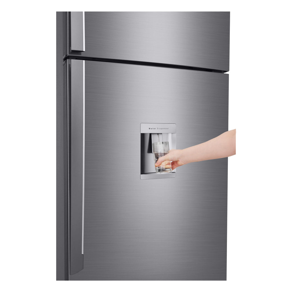 LG GL-T652HLCM 15.5 cu. ft. Top Mount Freezer Refrigerator Metallic Silver
