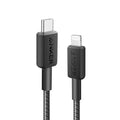 Anker 322 USB-C to Lightning Cable (3ft) Nylon Braided A81B5H11 Black