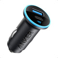 Anker 323 2-Port 52.5W USB-C Car Charger A2735H11 Black