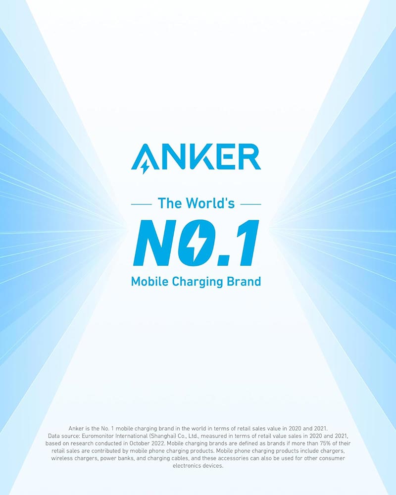 Anker 323 2-Port 52.5W USB-C Car Charger A2735H11 Black