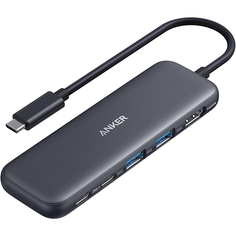 Anker 332 USB-C Hub 5-in-1 100W A8355H11 Black