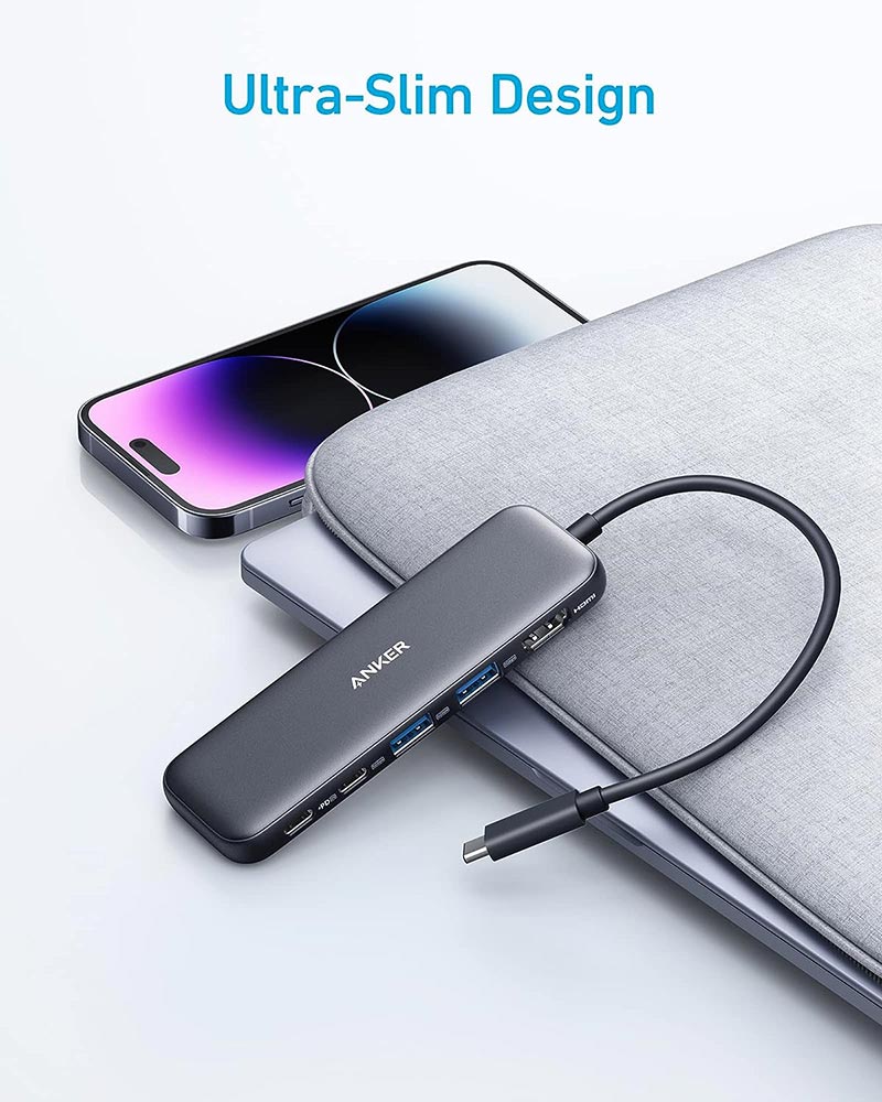 Anker 332 USB-C Hub 5-in-1 100W A8355H11 Black