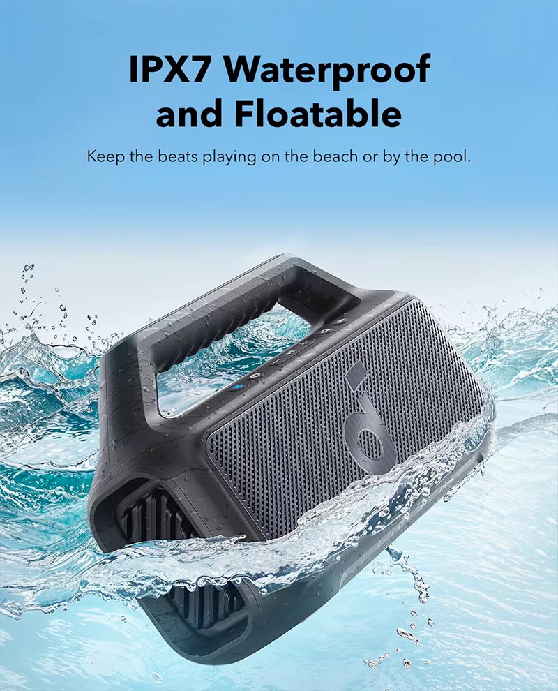 Soundcore by Anker Boom 2 SE 30W Portable Bluetooth Speaker A3148011 Black