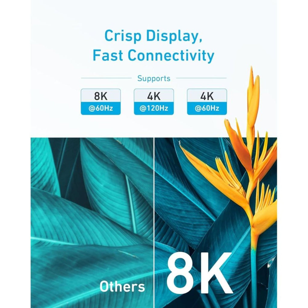 Anker 6ft HDMI 2.1 Cable 8K@60Hz A8742H11 Black