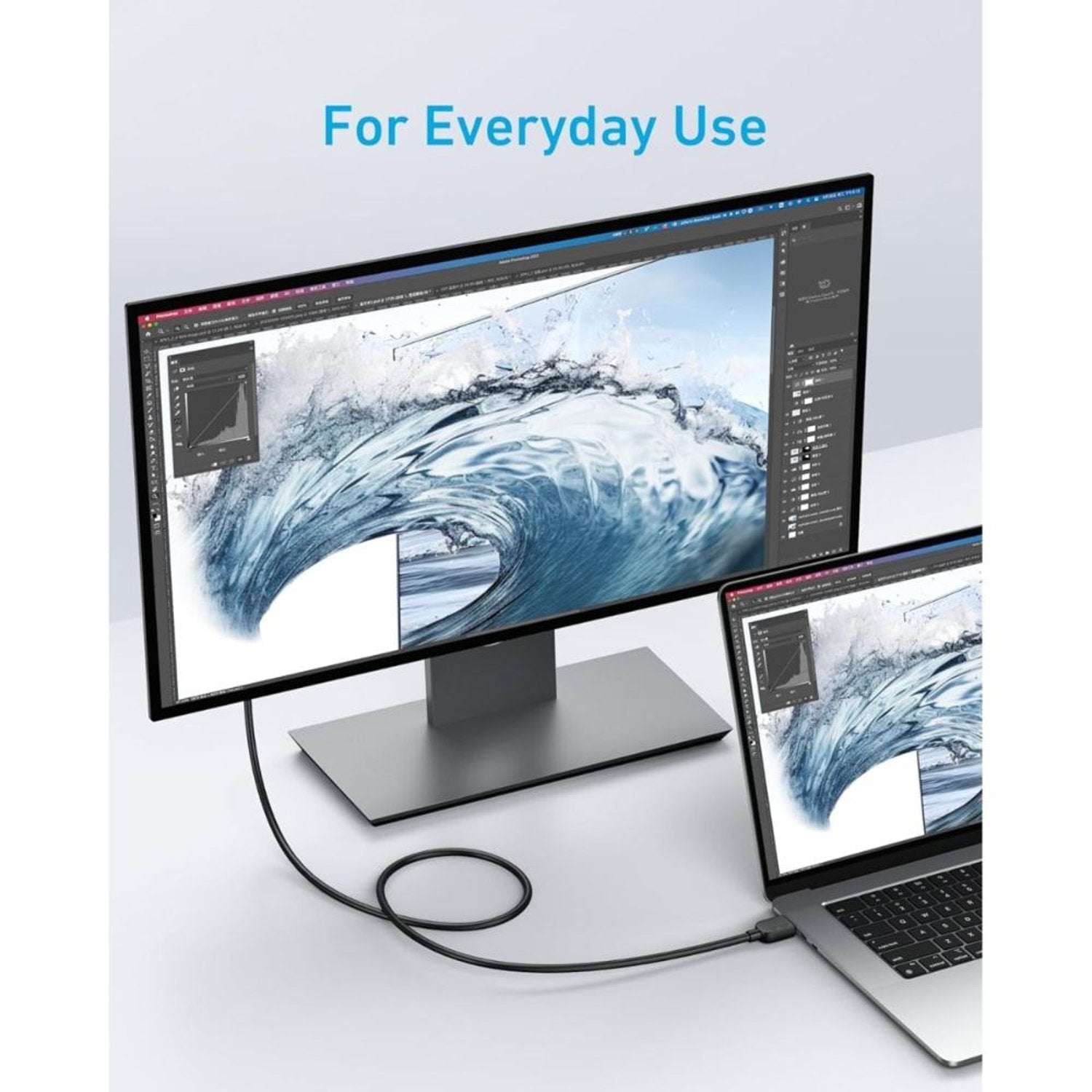 Anker 6ft HDMI 2.1 Cable 8K@60Hz A8742H11 Black