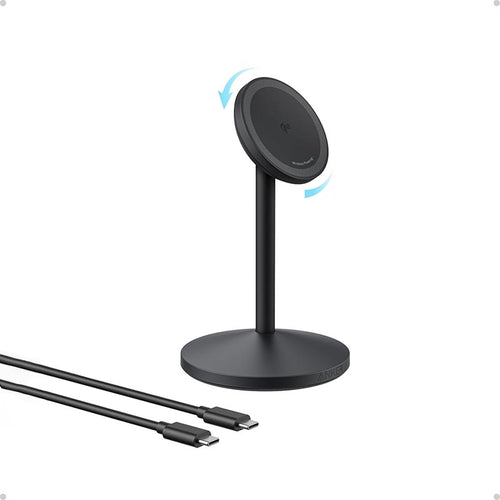 Anker MagGo 15W Wireless Charger Stand with USB-C Cable A25X1H11 Black
