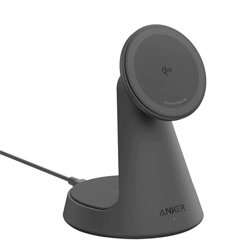 Anker MagGo 2-in-1 Wireless Charger Dock Stand A25M7H11 Black