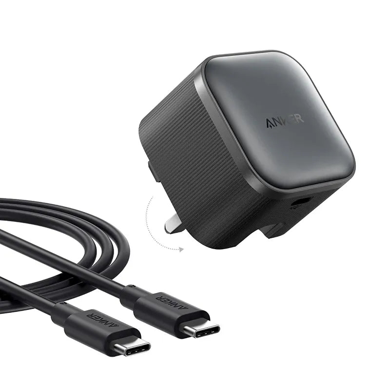 Anker Nano Charger 45W with USB-C Cable B2692K11 Black
