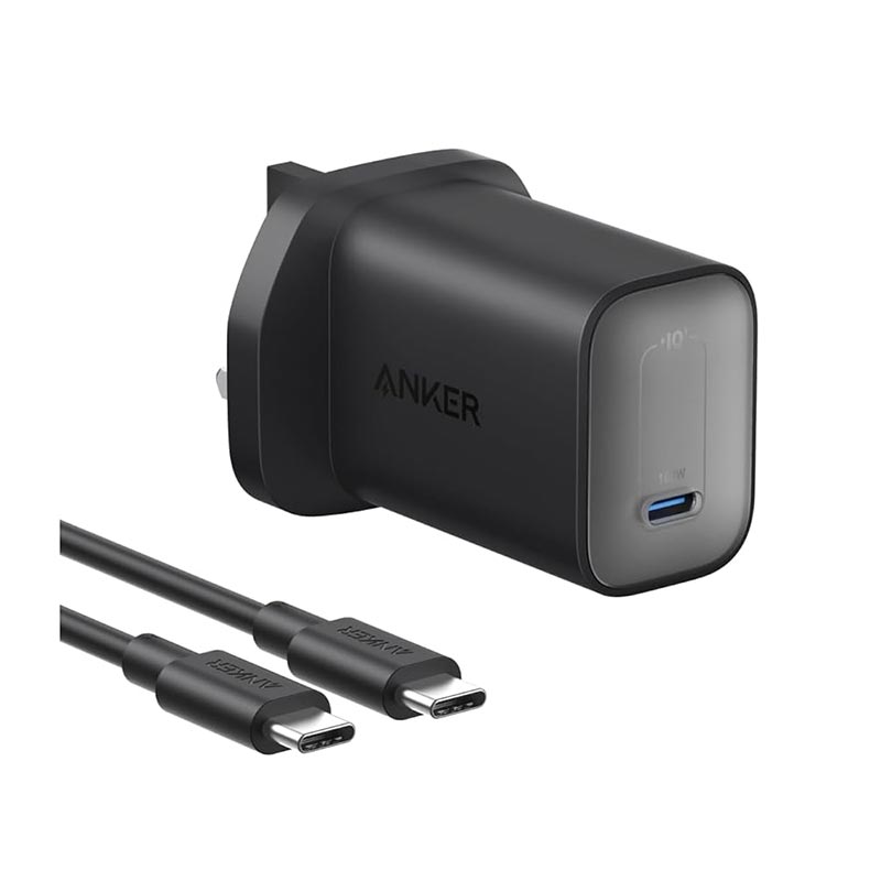 Anker Nano 100W USB-C Wall Charger with 6ft USB-C Cable B2679K11 Black