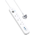 Anker PowerExtend USB-C 3 Strip Power Extension Lead A9136 White