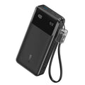 Anker 20K 30W Power Bank with Built-In USB-C Cable A1384H11 Black