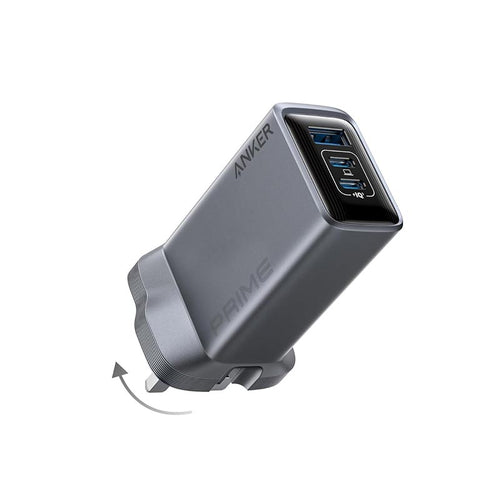 Anker Prime 100W 3-Port GaN Wall Charger A2688241 Black