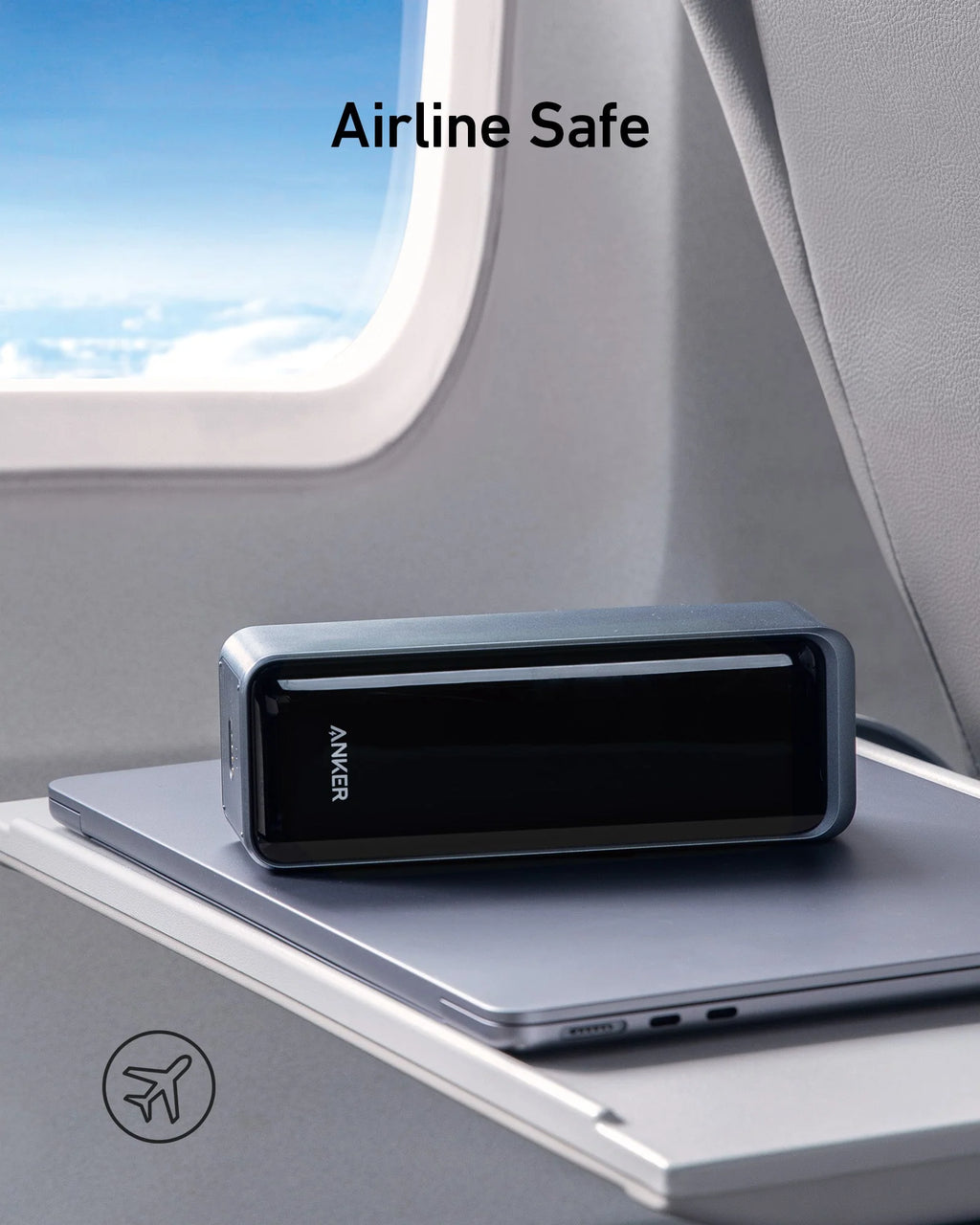 Anker Prime 27,650mAh Power Bank 250W with 100W Charging Base B1340211 Black