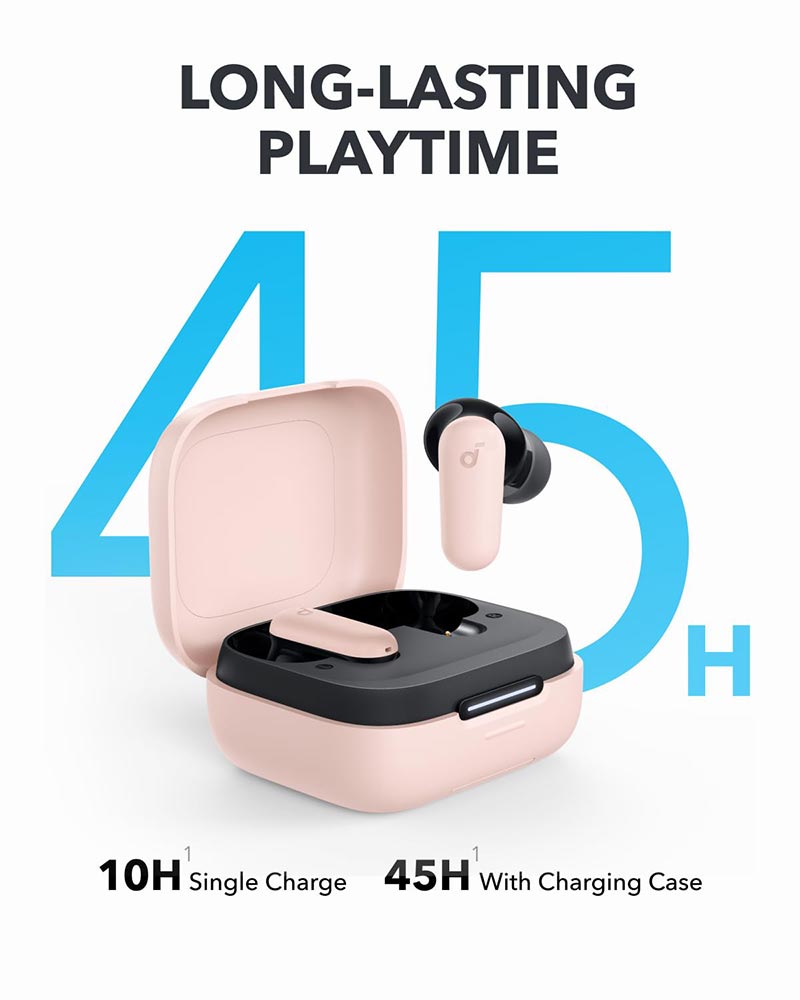Soundcore by Anker R50i NC True Wireless Noise-Canceling Earbuds A3959H51 Pink