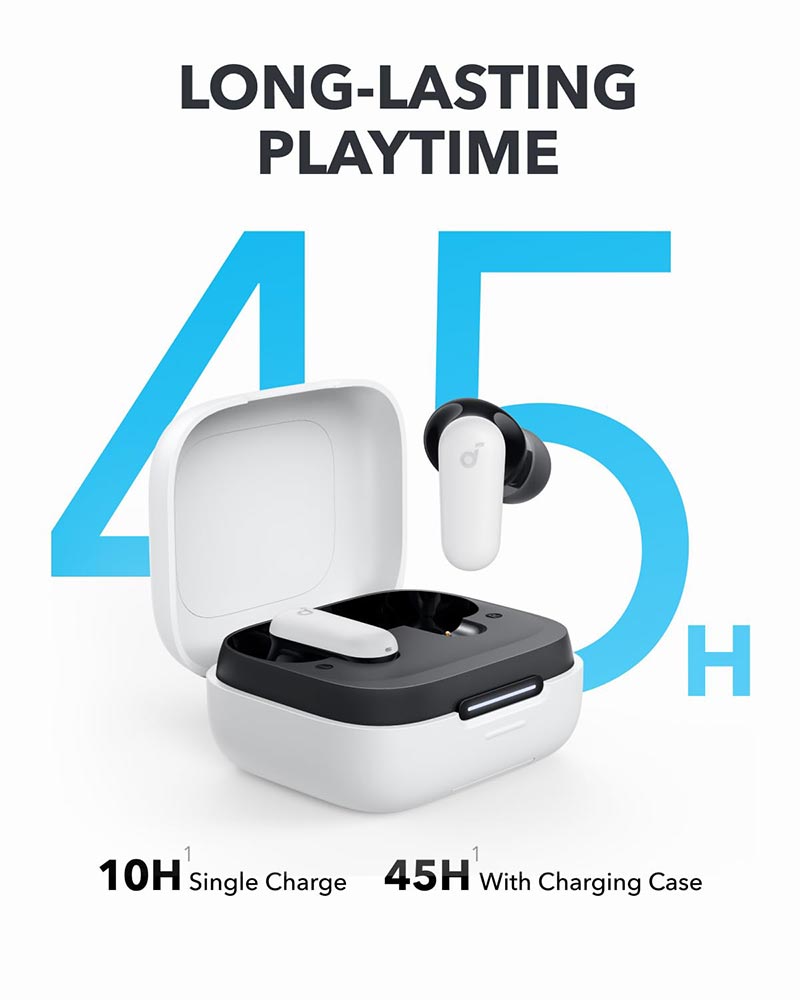 Soundcore by Anker R50i NC True Wireless Noise-Canceling Earbuds A3959H21 White