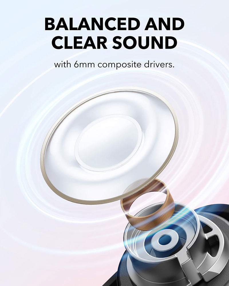 Soundcore by Anker A30i Noise Cancelling Earbuds A3958H11 Black