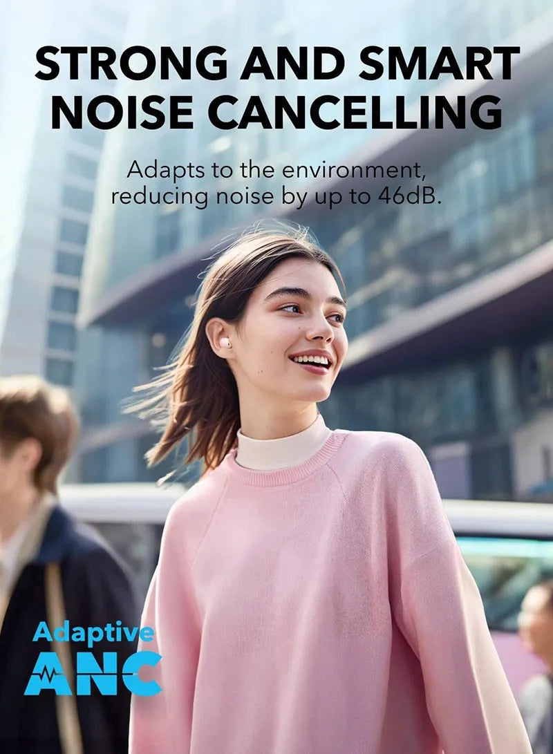 Soundcore by Anker A30i Noise Cancelling Earbuds A3958H51 Pink