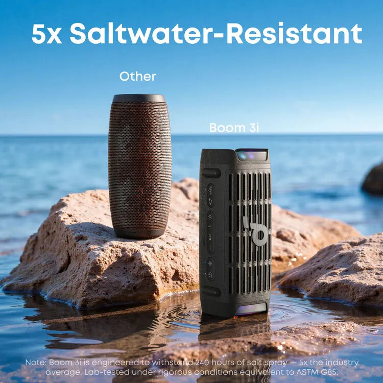 Soundcore by Anker Boom 3i 50W Portable Rugged Outdoor Wireless Speaker D5100010 Adventurer Black