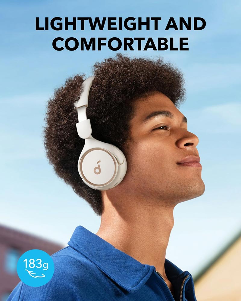 Soundcore by Anker H30i Wireless On-Ear Headphones A3012H21 Oat White