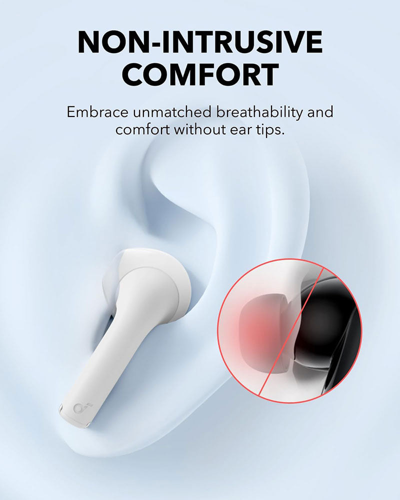 Soundcore by Anker K20i Semi-In-Ear Wireless Bluetooth Earbuds A3994H21 White