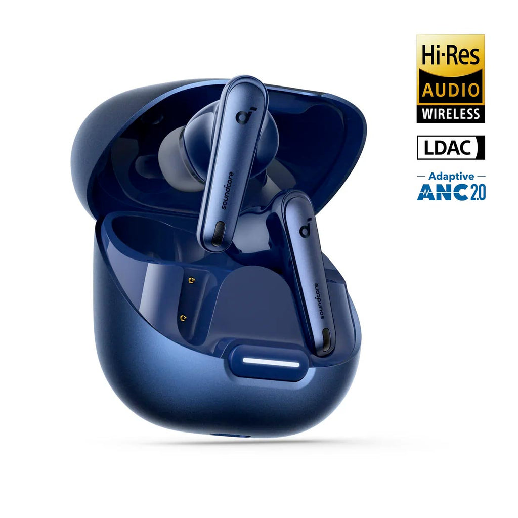 Soundcore by Anker Liberty 4 NC True Wireless Noise-Cancelling Earbuds A3947H31 Navy Blue