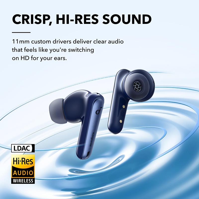 Soundcore by Anker Liberty 4 NC True Wireless Noise-Cancelling Earbuds A3947H31 Navy Blue