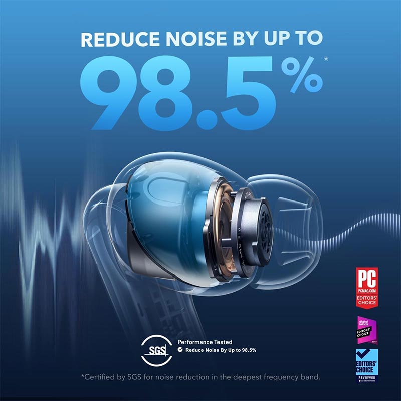 Soundcore by Anker Liberty 4 NC True-Wireless Noise Cancelling Earbuds A3947H21