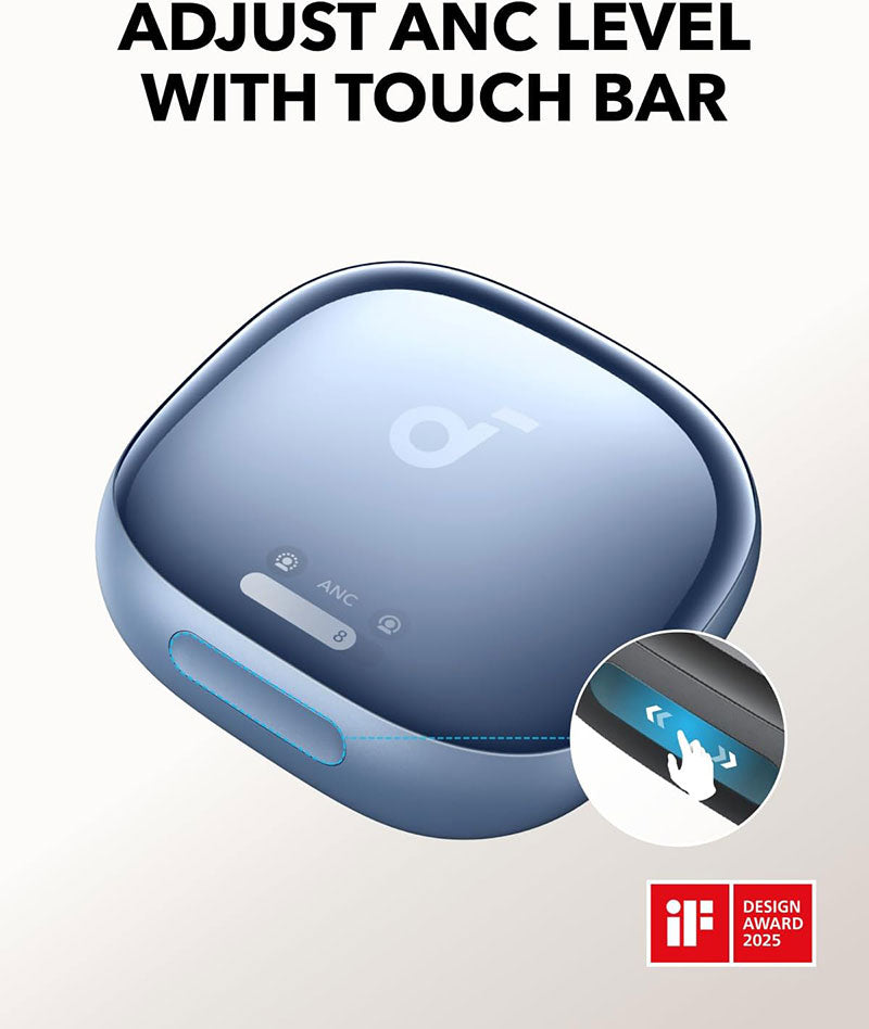 Soundcore by Anker Liberty 4 Pro True Wireless Noise-Canceling Earbuds A3954H31 Blue