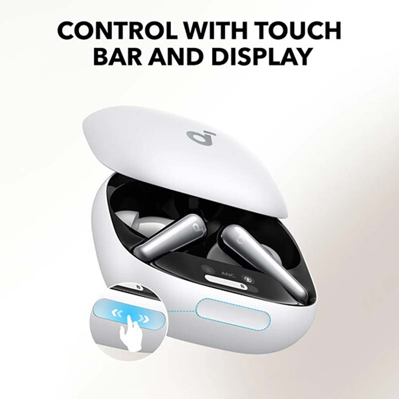 Soundcore by Anker Liberty 4 Pro True Wireless Noise-Canceling Earbuds A3954H21 Matte White
