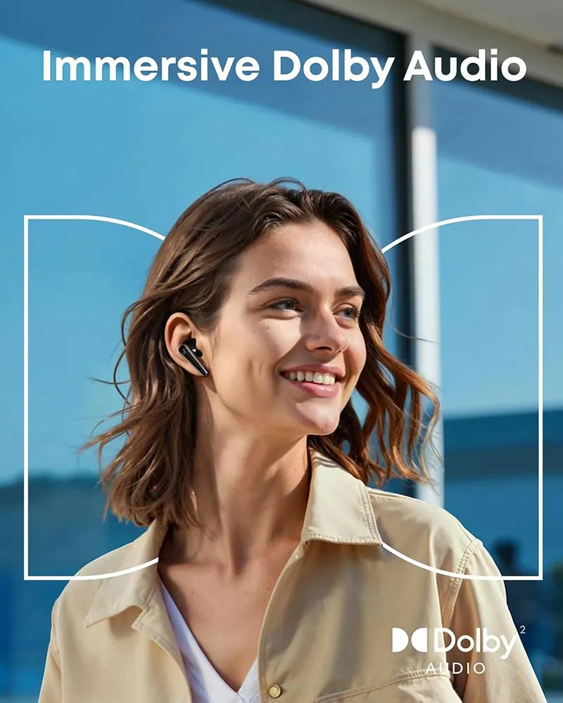 Soundcore by Anker Liberty 5 True Wireless Noise-Canceling Earbuds with Dolby Audio A3957H11 Black
