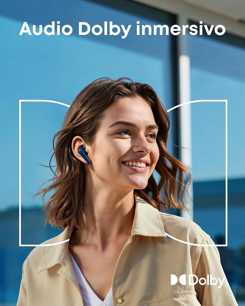 Soundcore by Anker Liberty 5 True Wireless Noise-Canceling Earbuds A3957H31 Blue
