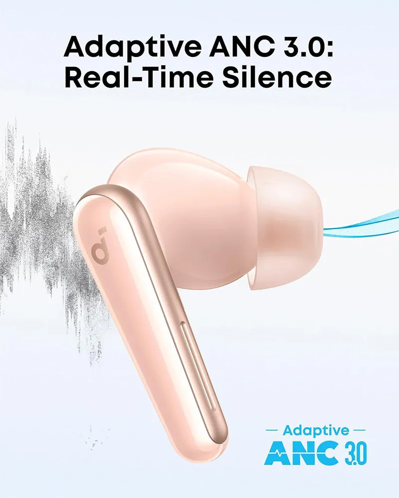 Soundcore by Anker Liberty 5 True Wireless Noise-Canceling Earbuds A3957H51 Pink