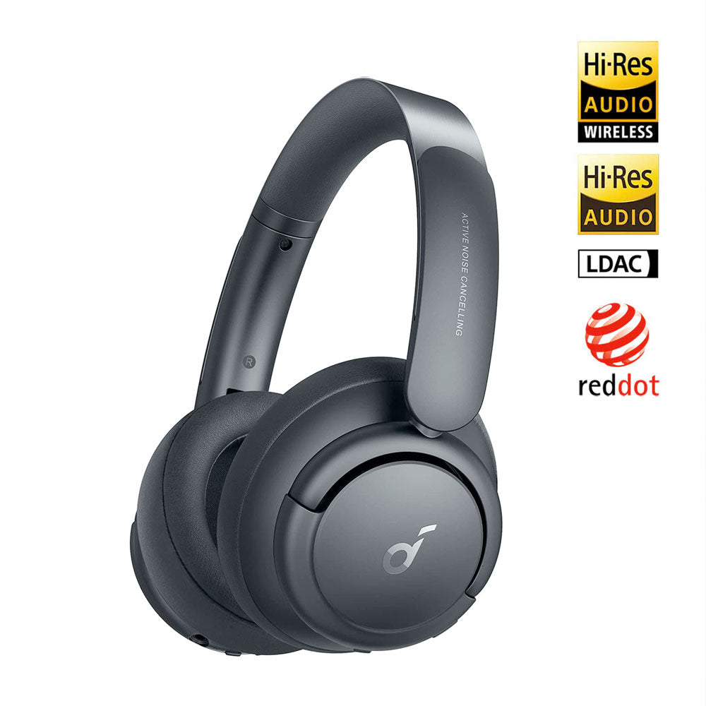 Soundcore by Anker Life Q35 Hybrid Active Noise Cancelling Over-Ear Headphones A3027 Black