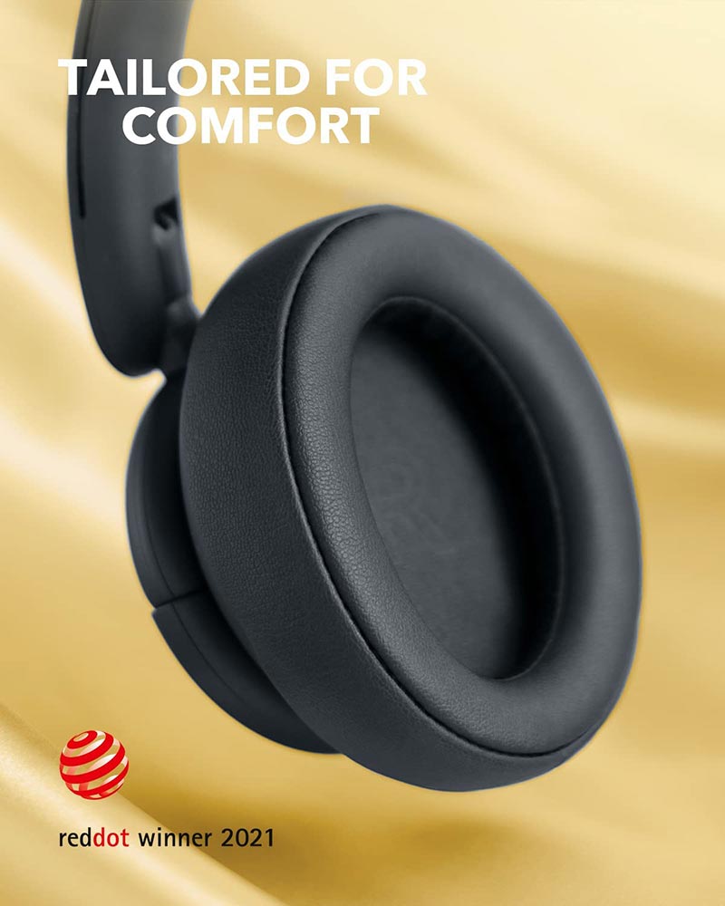 Soundcore by Anker Life Q35 Hybrid Active Noise Cancelling Over-Ear Headphones A3027 Black