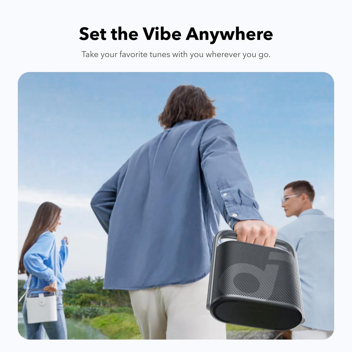 Soundcore by Anker Motion X500 40W Portable Bluetooth Speaker A3131011 Black