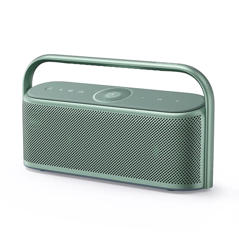 Soundcore by Anker Motion X600 50W Surround Sound Waterproof Portable Bluetooth Speaker with Spatial Audio A3130061 Aurora Green