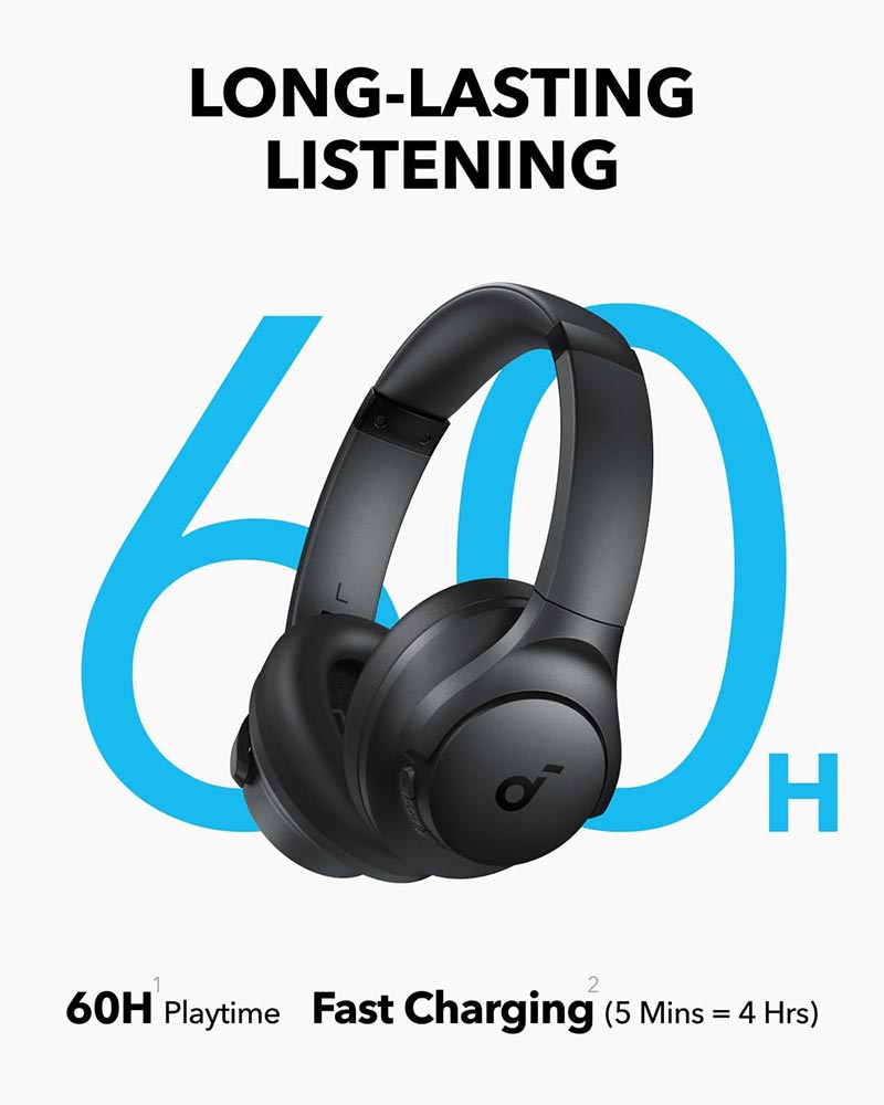 Soundcore by Anker Q11i Over-Ear Headphones A3005HA1 Dark Grey