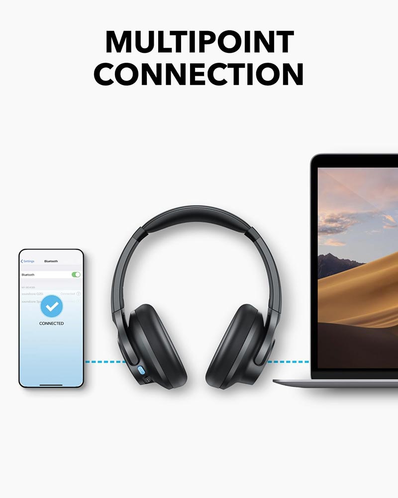 Soundcore by Anker Q11i Over-Ear Headphones A3005HA1 Dark Grey